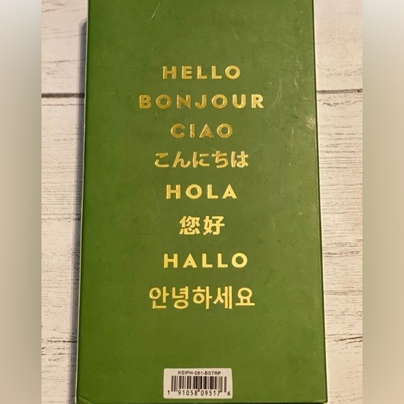 Kate Spade IPhone X & XS Wrap Strap Case Saffiano Finish - Picture 4 of 4